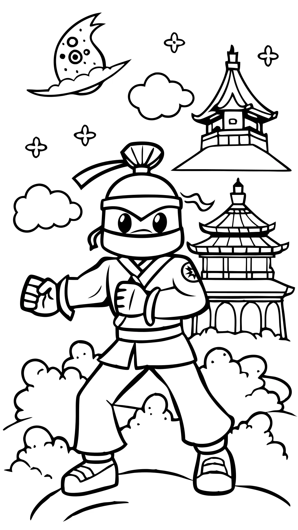 ninjago ninja coloring pages